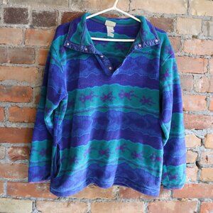 Vintage LL Bean fleece sweater